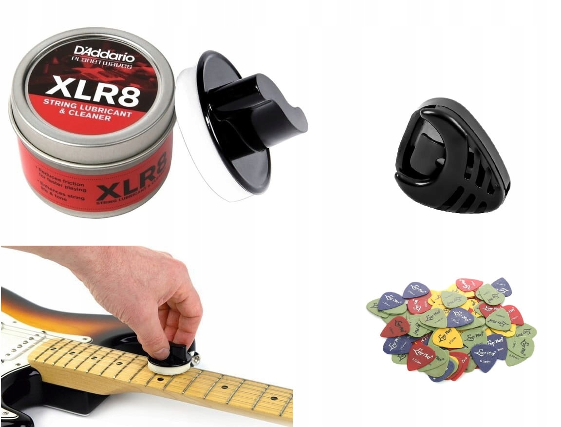 D'addario PW XLR8 Czyścik do strun + GRATISY