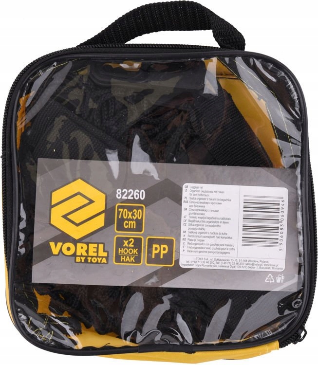 SIATKA DO BAGAŻNIKA KIESZEŃ NA FOTEL 70x30 NA HAKI Producent inny