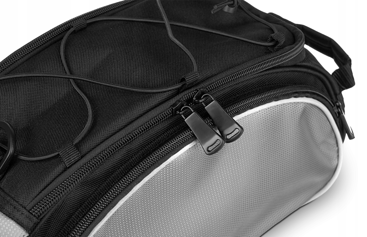 TORBA ROWEROWA NA BAGAŻNIK RAMIĘ SAKWA ROWER KUFER Materiał dominujący poliester