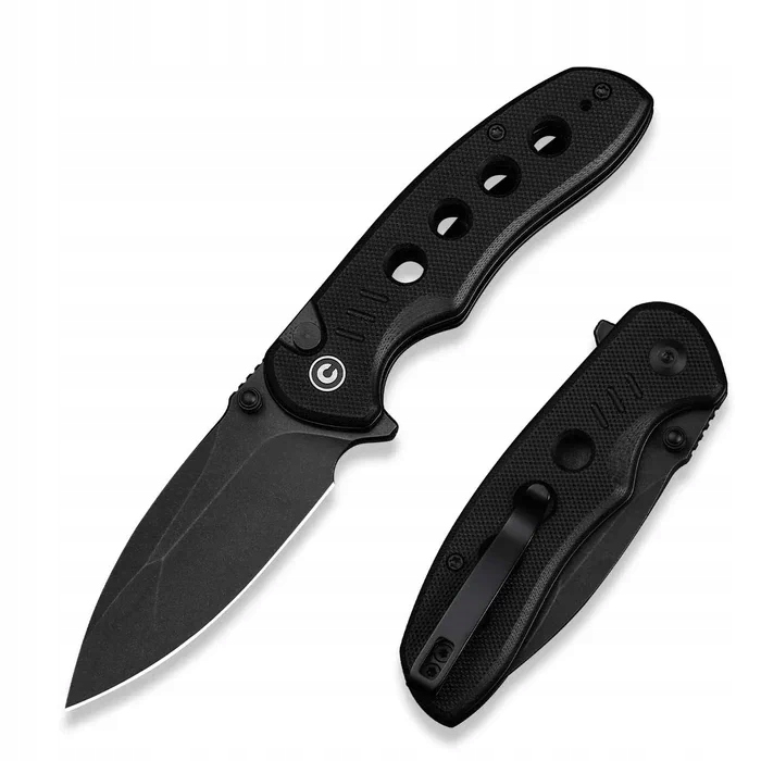 Skládací Nůž Civivi Triptych Black G10 Black Stonewashed 14C28N Edc