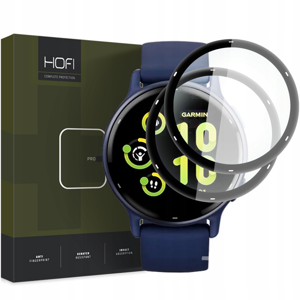 Szkło Hybrydowe Hofi Hybrid Pro+ 2- Pack Garmin Vivoactive 5 Black Hofi