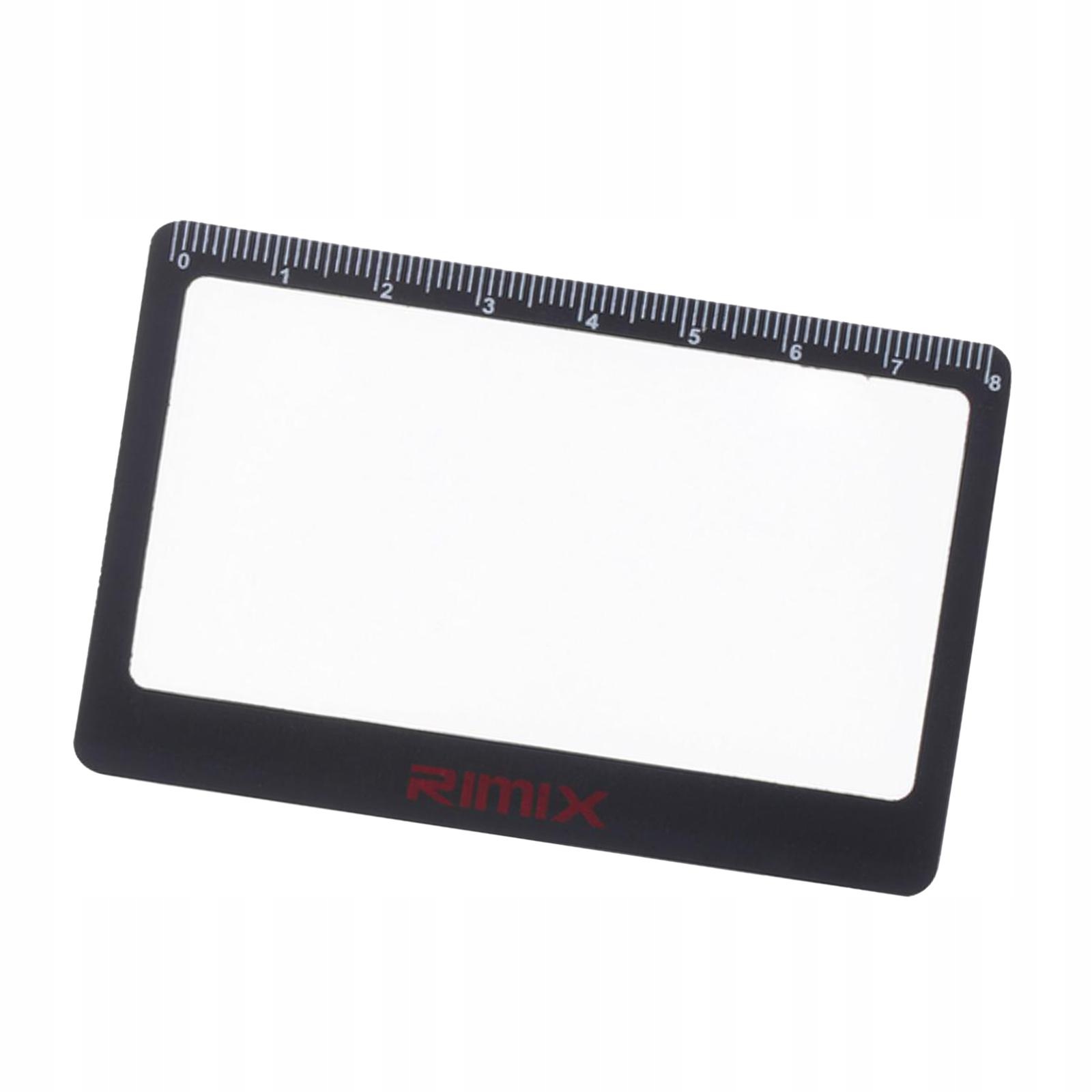 3X Fresnel Lens Lenses Wallet Magnifying Black