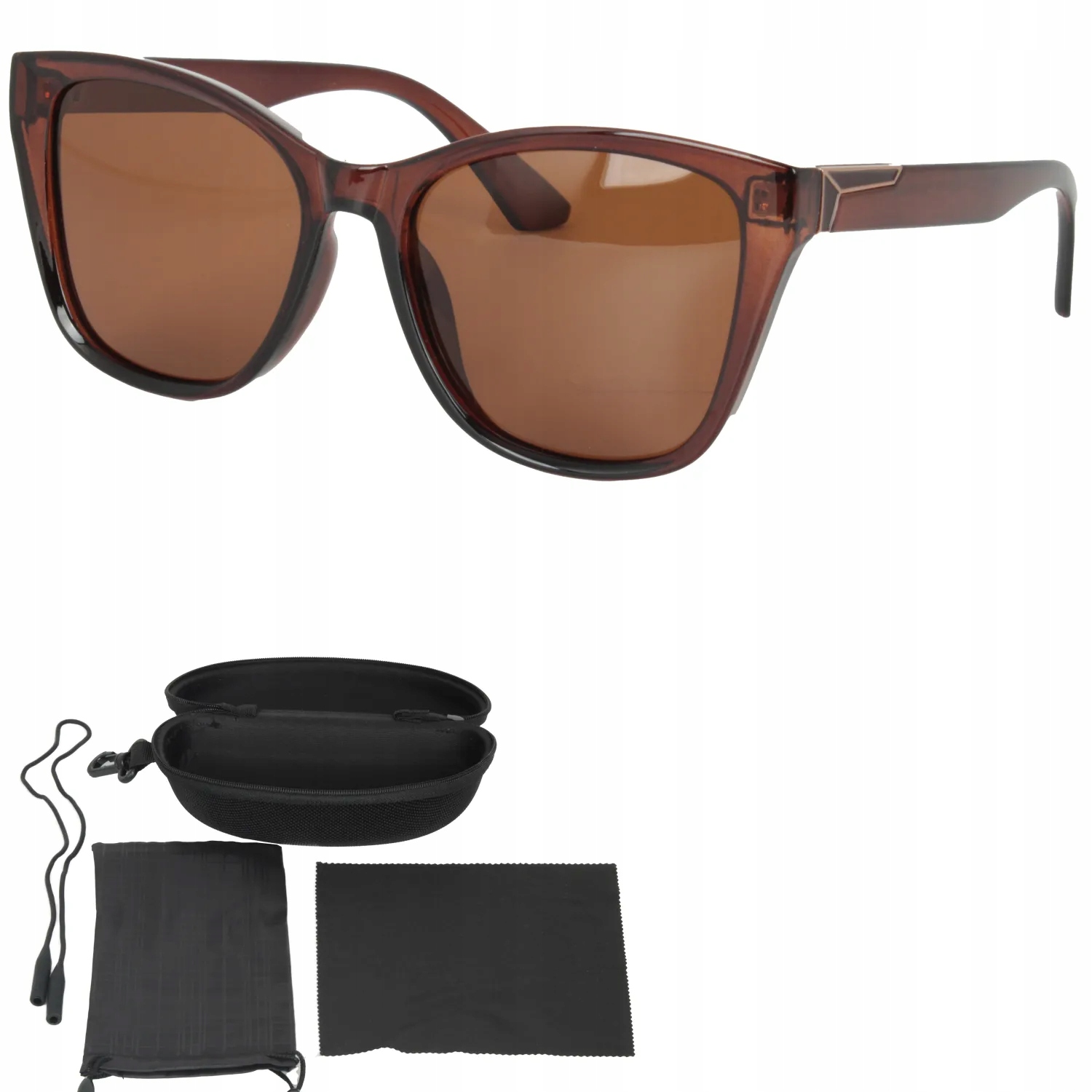 Polar Fashion PR9151C2 Hnědé polarizační sluneční brýle