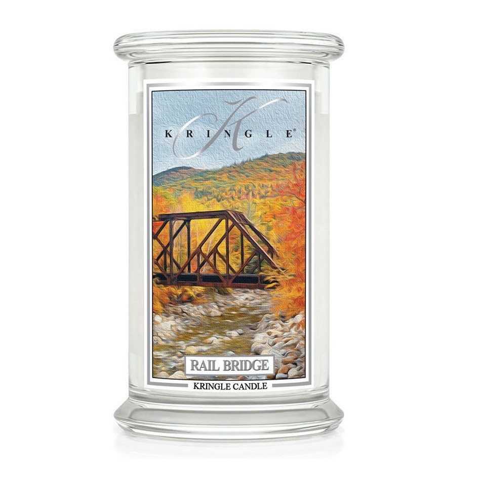 Velká svíčka Rail Bridge Kringle Candle