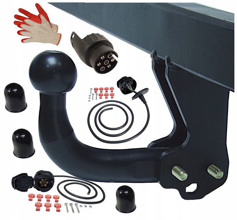 HAK HOLOWNICZY+WIĄZKA +ADAPTER do VOLKSWAGEN VW PASSAT B6 3C+KOMBI 2005-10 Wiązka w zestawie 7 PIN