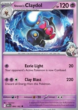 Destined Rivals 084/182 Steven's Claydol