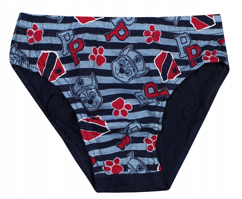 PSI PATROL MAJTKI SLIPKI DLA CHŁOPCA 3-PAK 6/8LAT Fason slipy