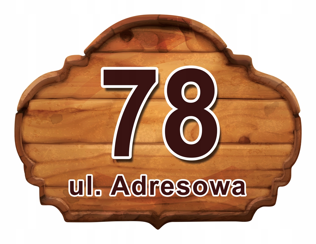 

Tabliczka Adresowa Adres Numer Na Dom znak ulica