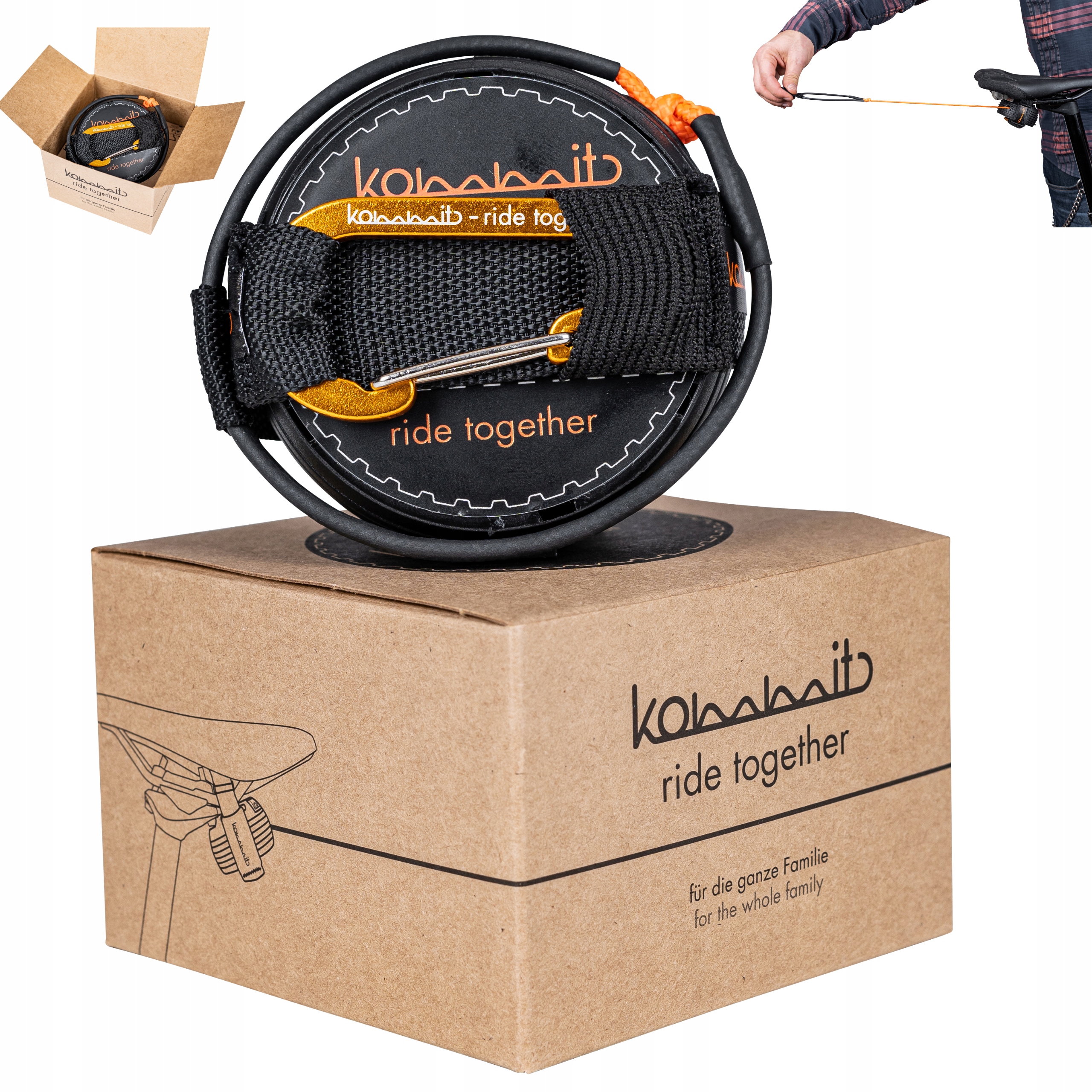 Kommit Hol Rowerowy Linka 200 cm Mtb Szosa do 120 kg Dla Dzieci Dorosłych