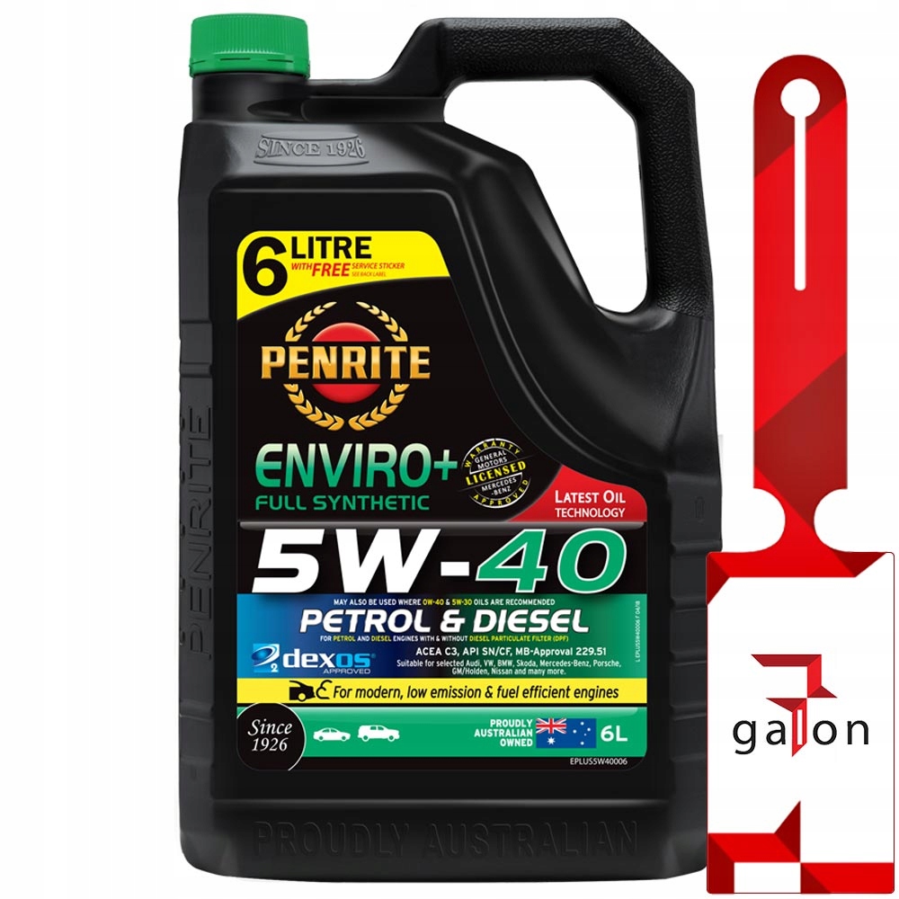 

Penrite Enviro+ 5W40 6L olej syntetyczny