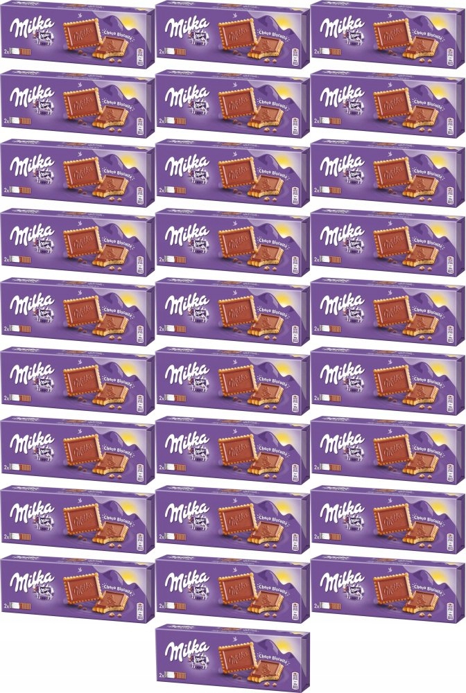 Ciastka Milka Choco ciastka, herbatniki z czekoladą mleczną 150g x28