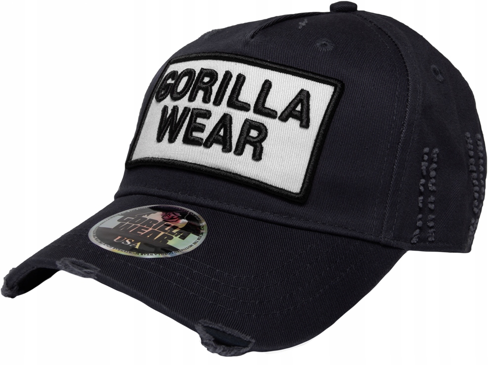 Kšiltovka s velkým logem pro muže Harrison Černá Gorilla Wear Usa