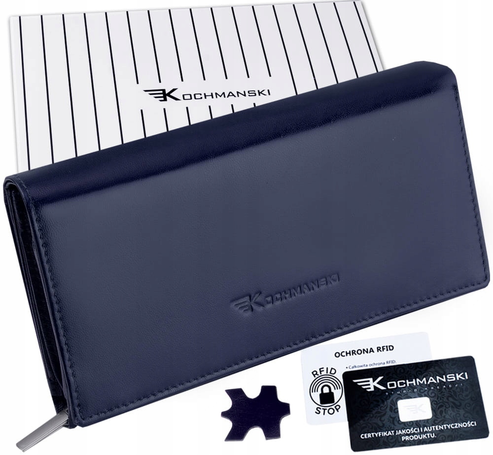 

Kochmanski portfel damski skórzany XXL duży Rfid