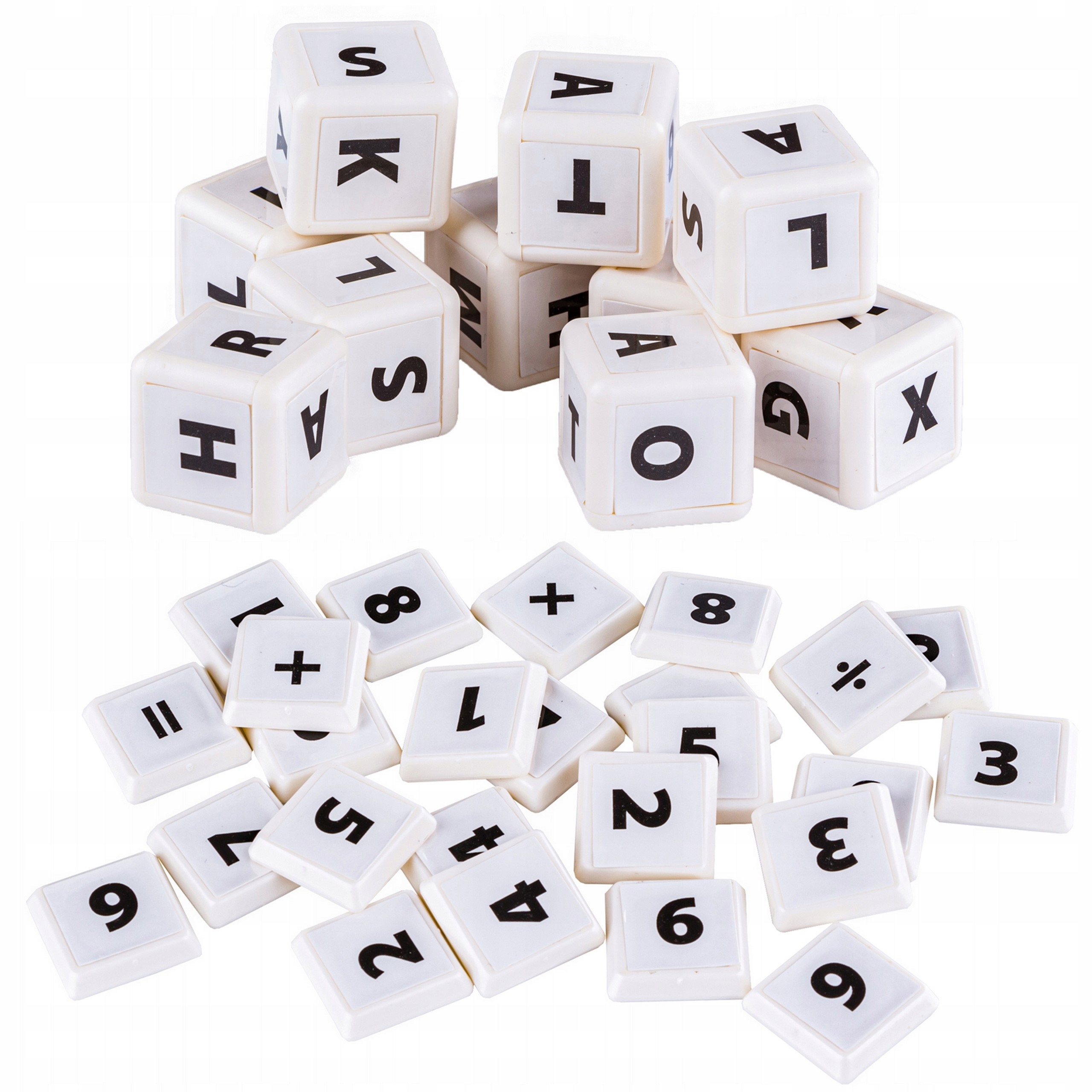 FISZKI EDUKACYJNE SCRABBLE NAUKI MATEMATYKI ANGIELSKIEGO UŁÓŻ SŁÓWKA WOOPIE Marka Woopie