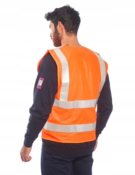 Reflexní ohnivzdorná vesta PW3 Modaflame vel. XXL Žlutá/Černá R