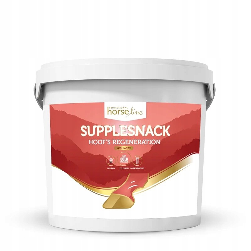 HorseLinePRO SuppleSnack Regenerace kopyt Kolagen Doplňkové krmivo 4000 g