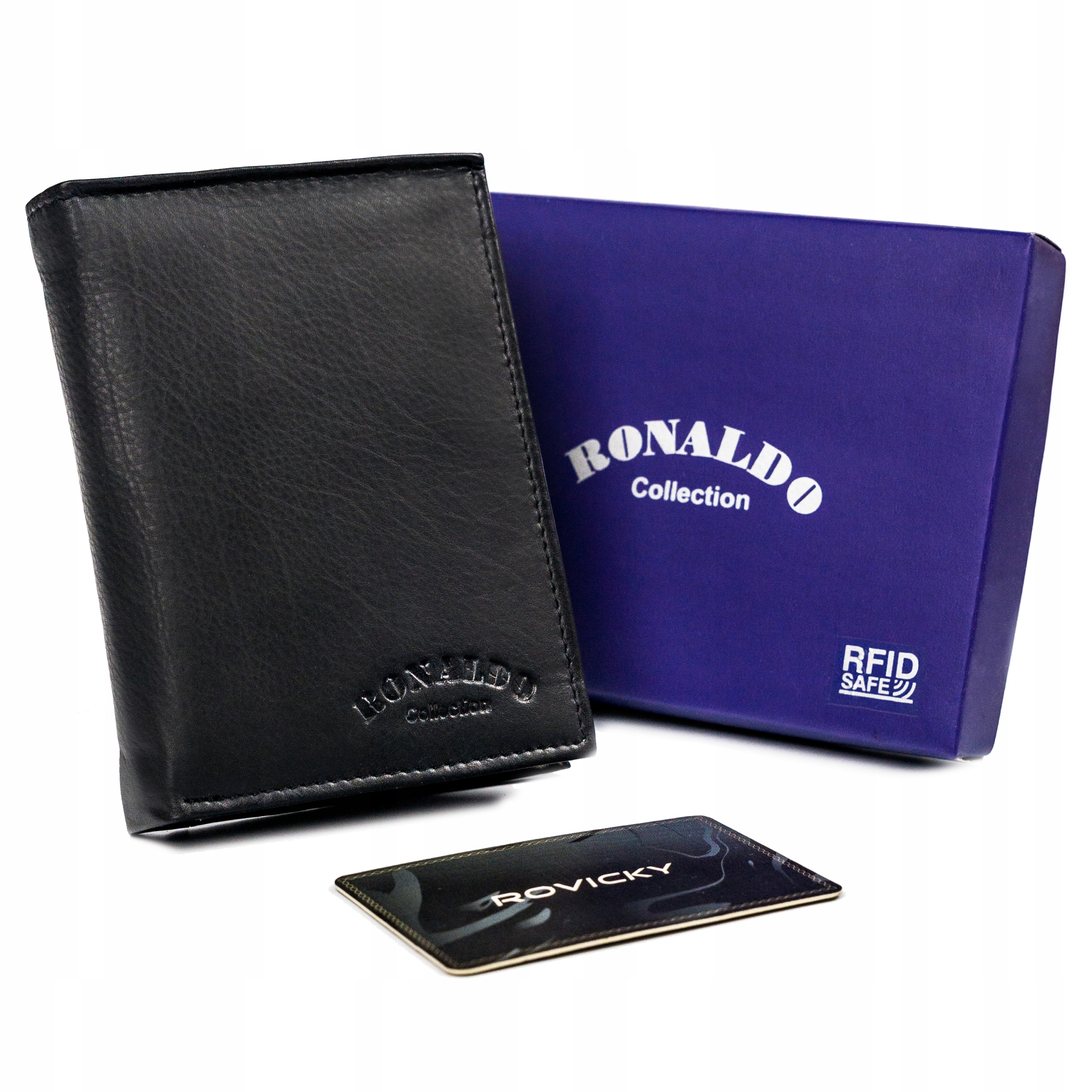 

Klasyczny portfel męski z miękkiej skóry Ronaldo