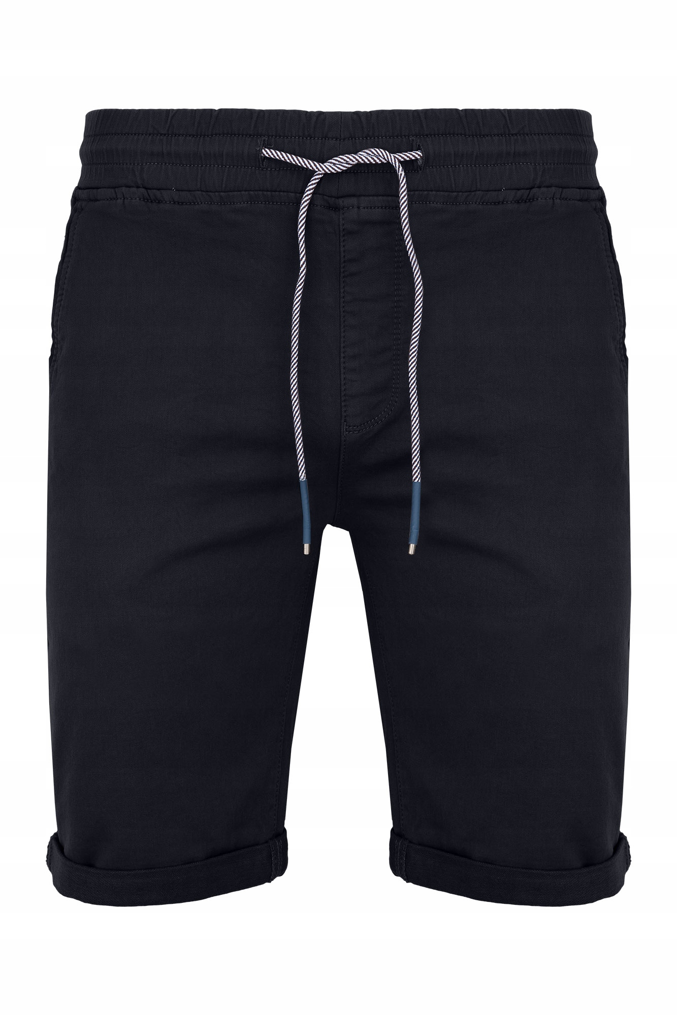 Kraťasy Modré Bermudy Chinosy Bavlněné Casual: 33