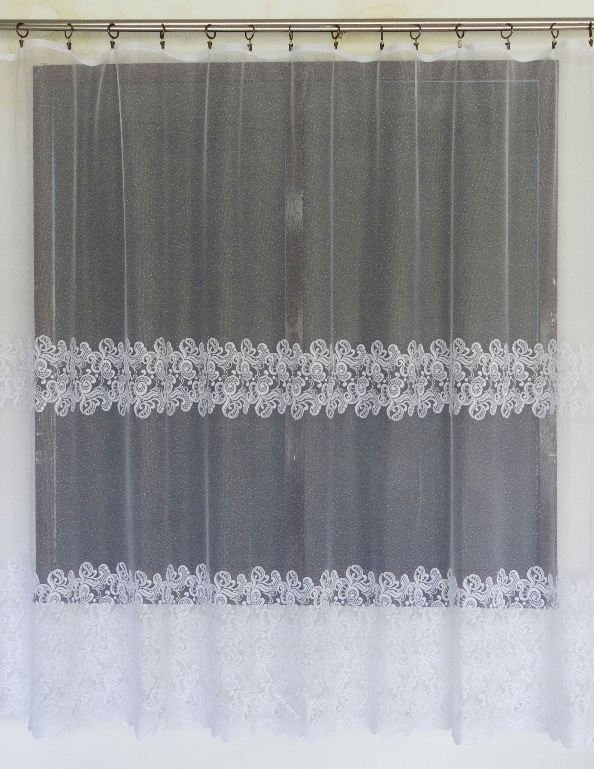 Mg Záclona Z040 Bílá 440X180 hotová s páskou K