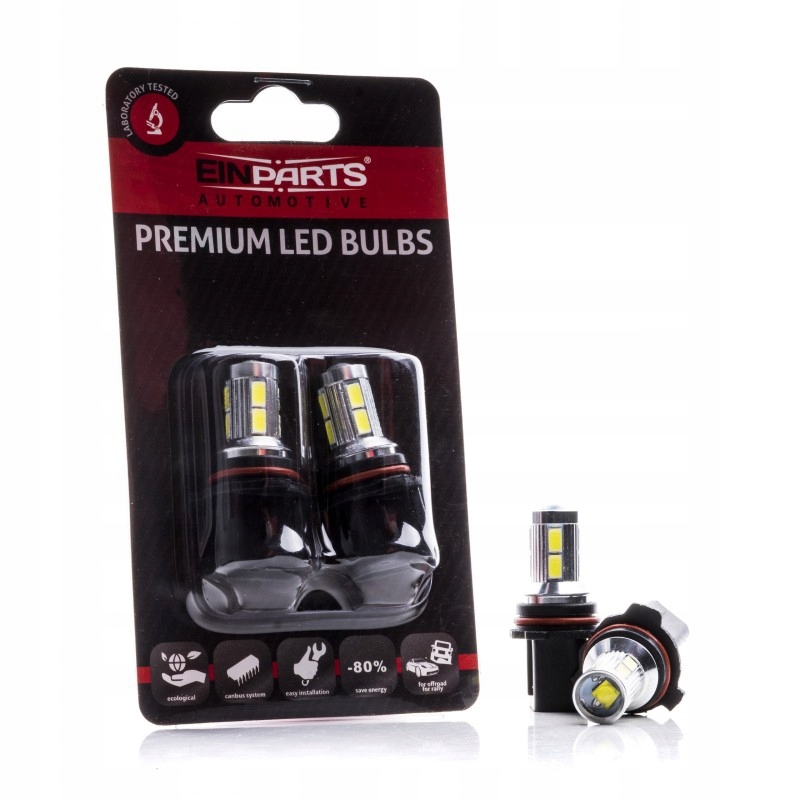 Led P13W Białe 2 szt. Einparts Dzienne Drl Audi Mitsubishi Peugeot Mazda