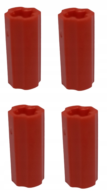 

Lego Łącznik osi czerwony 6538c 4 szt