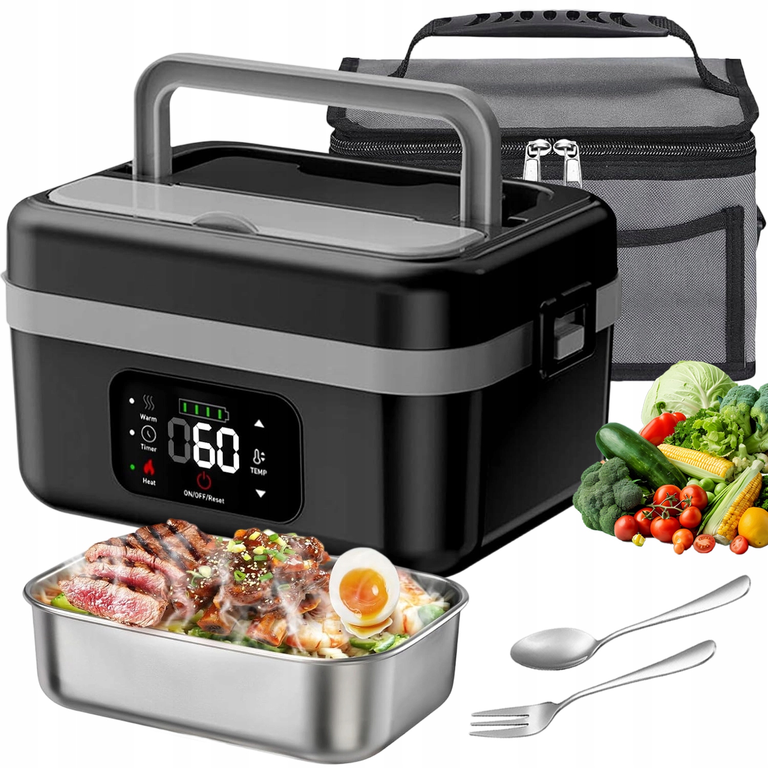 Elektrický Vyhřívaný Obědový Box Pro Automobilové I Domácí Použití, Odolný
