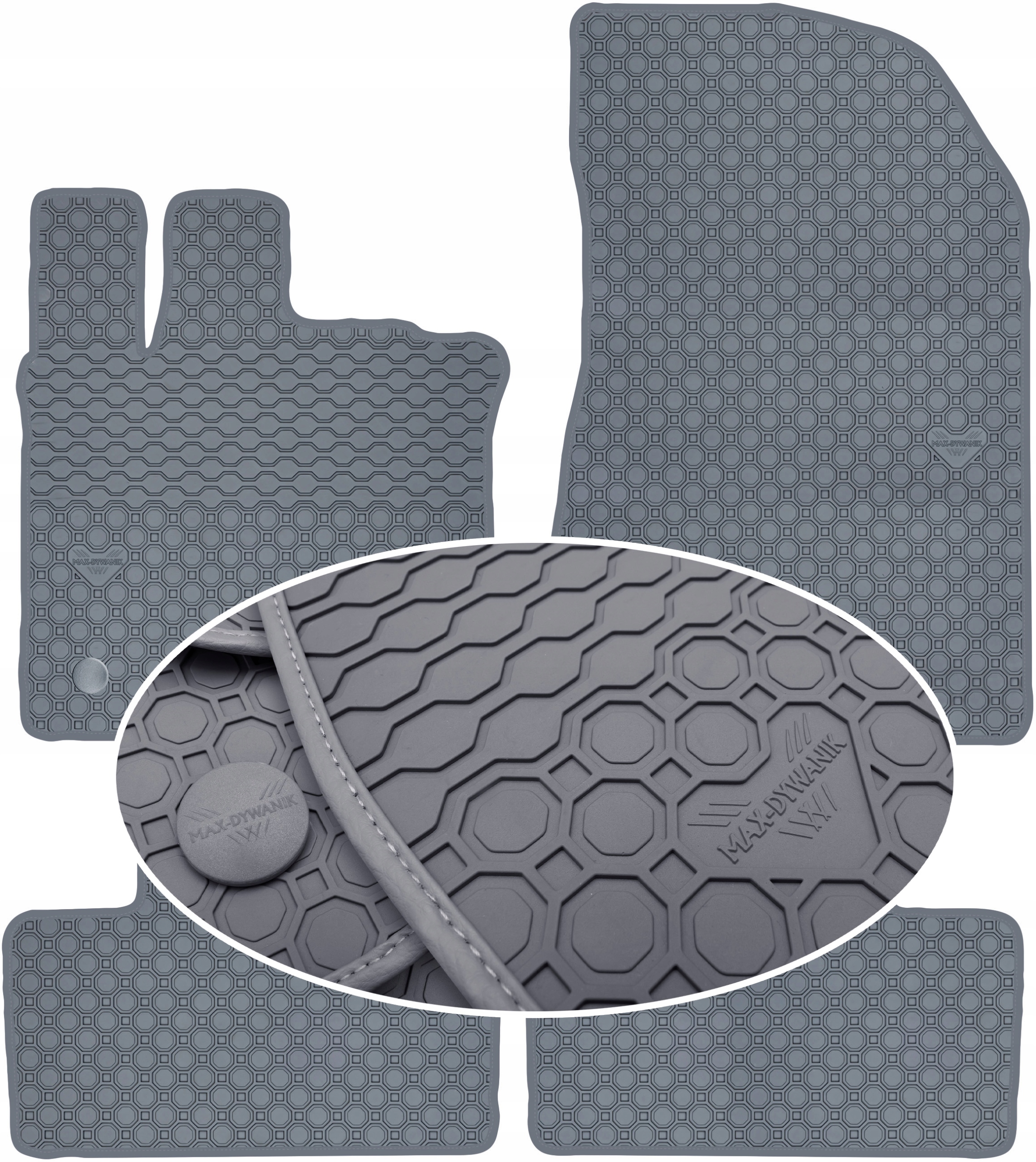 Renault Captur II 2019 Koberce Šedé