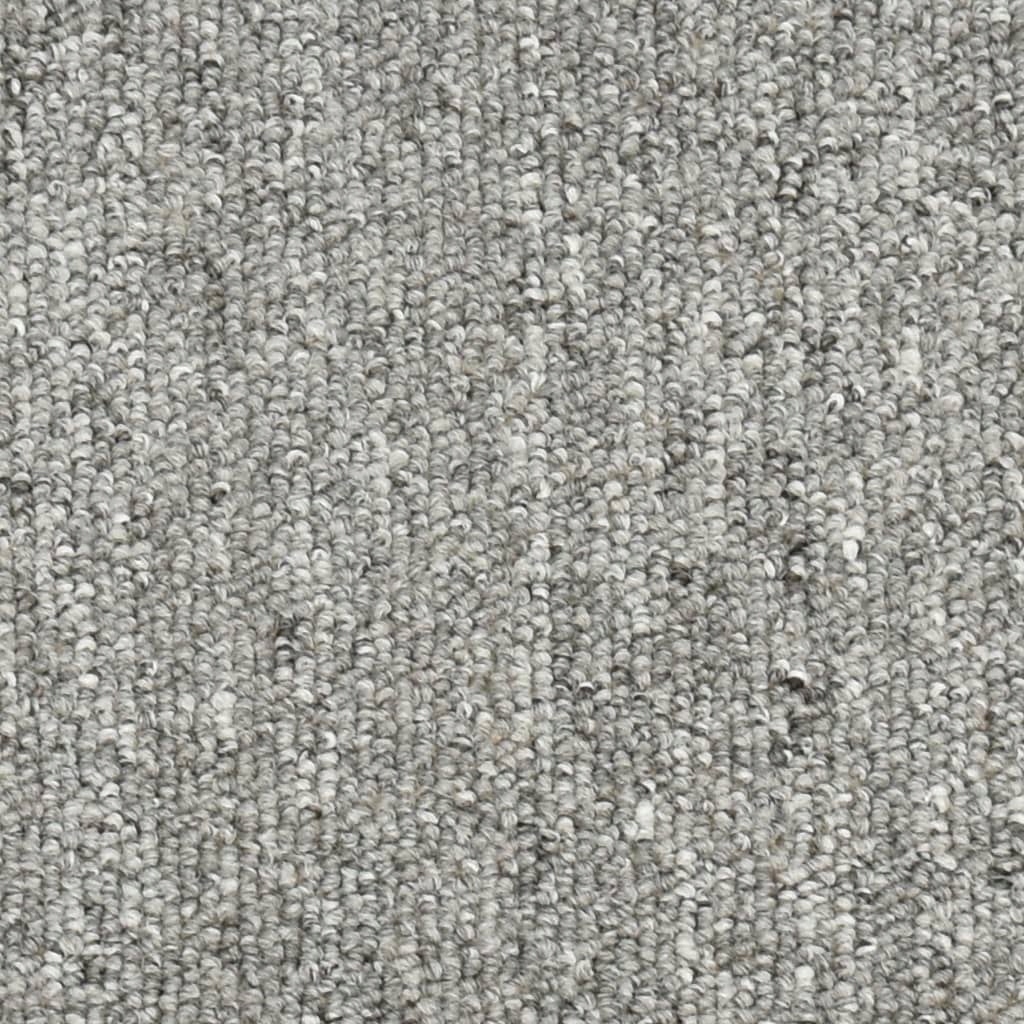 NAKŁADKI NA SCHODY 15 SZT JASNOSZARE 65X24X4CM Długość 1 cm