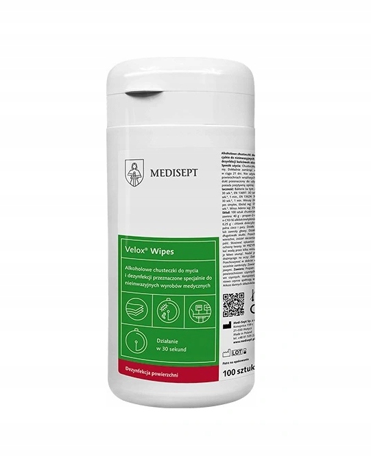 

Chusteczki Velox Wipes Do Dezynfekcji Tuba 100szt
