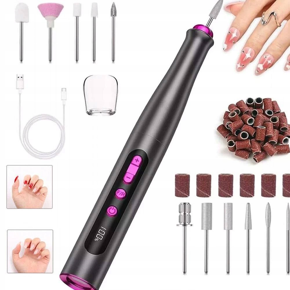 Kompaktowa Frezarka Do Paznokci Manicure Pedicure Mini Pen