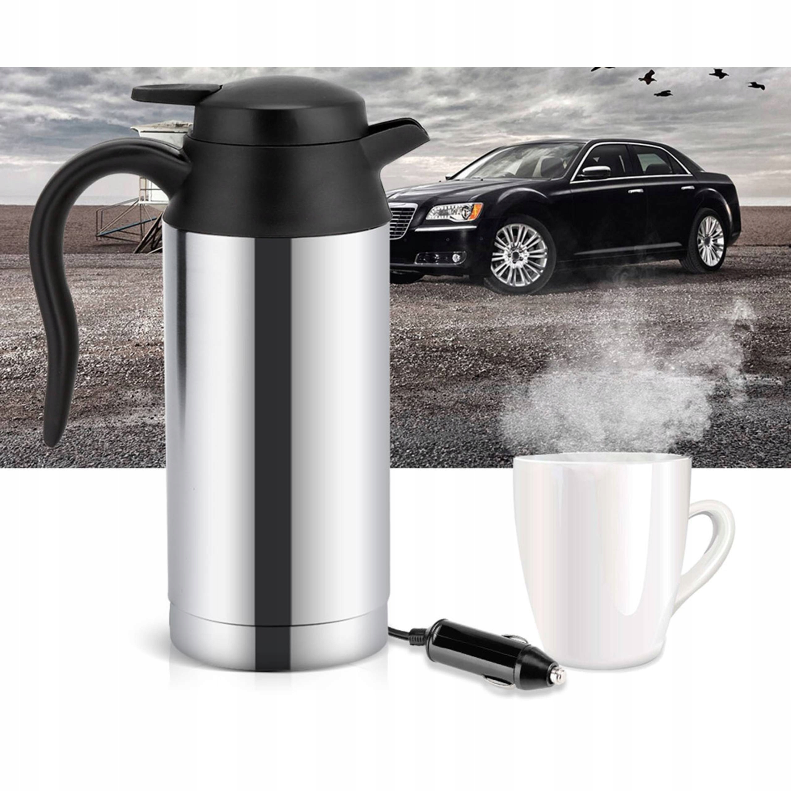 750ML CZAJNIK SAMOCHODOWY ELEKTRYCZNY 12V Stan opakowania oryginalne