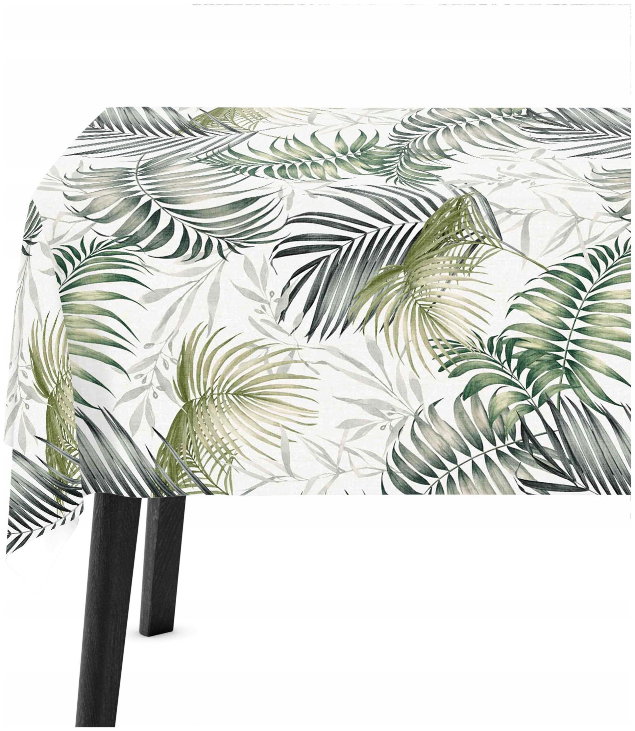 Dekorativní ubrus 140x260 Zelené listy 8783