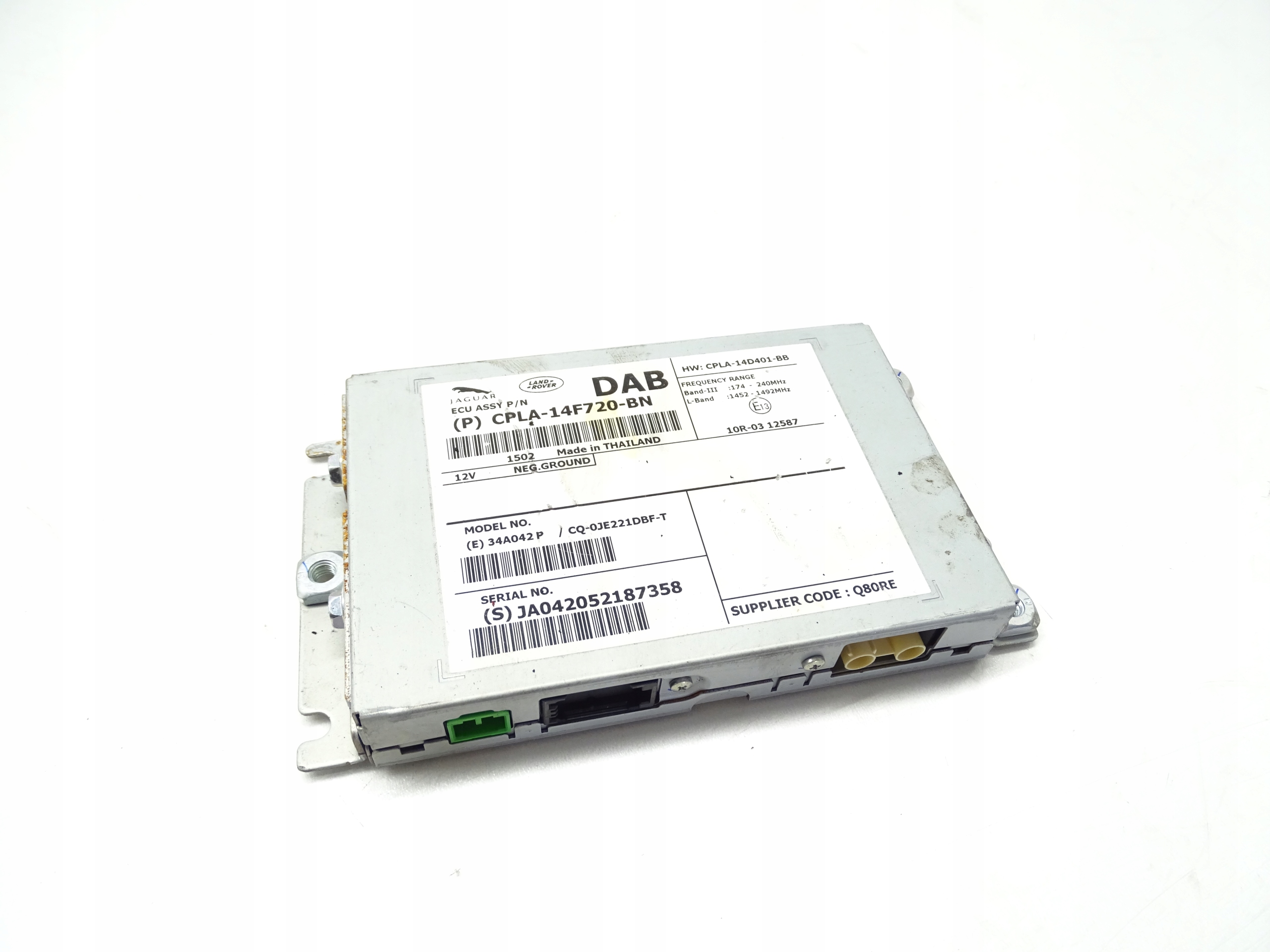 module control unit AUDIO JAGUAR CPLA-14F720-BN