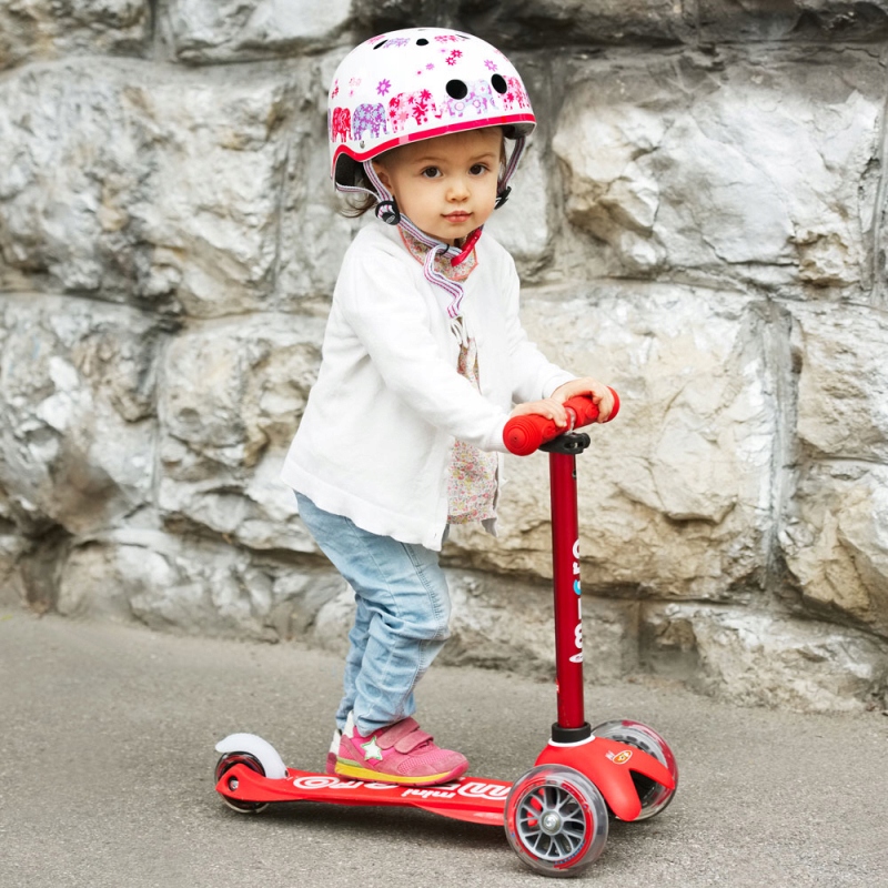 HULAJNOGA MINI MICRO DELUXE LED RED MMD052 Kolor czerwony