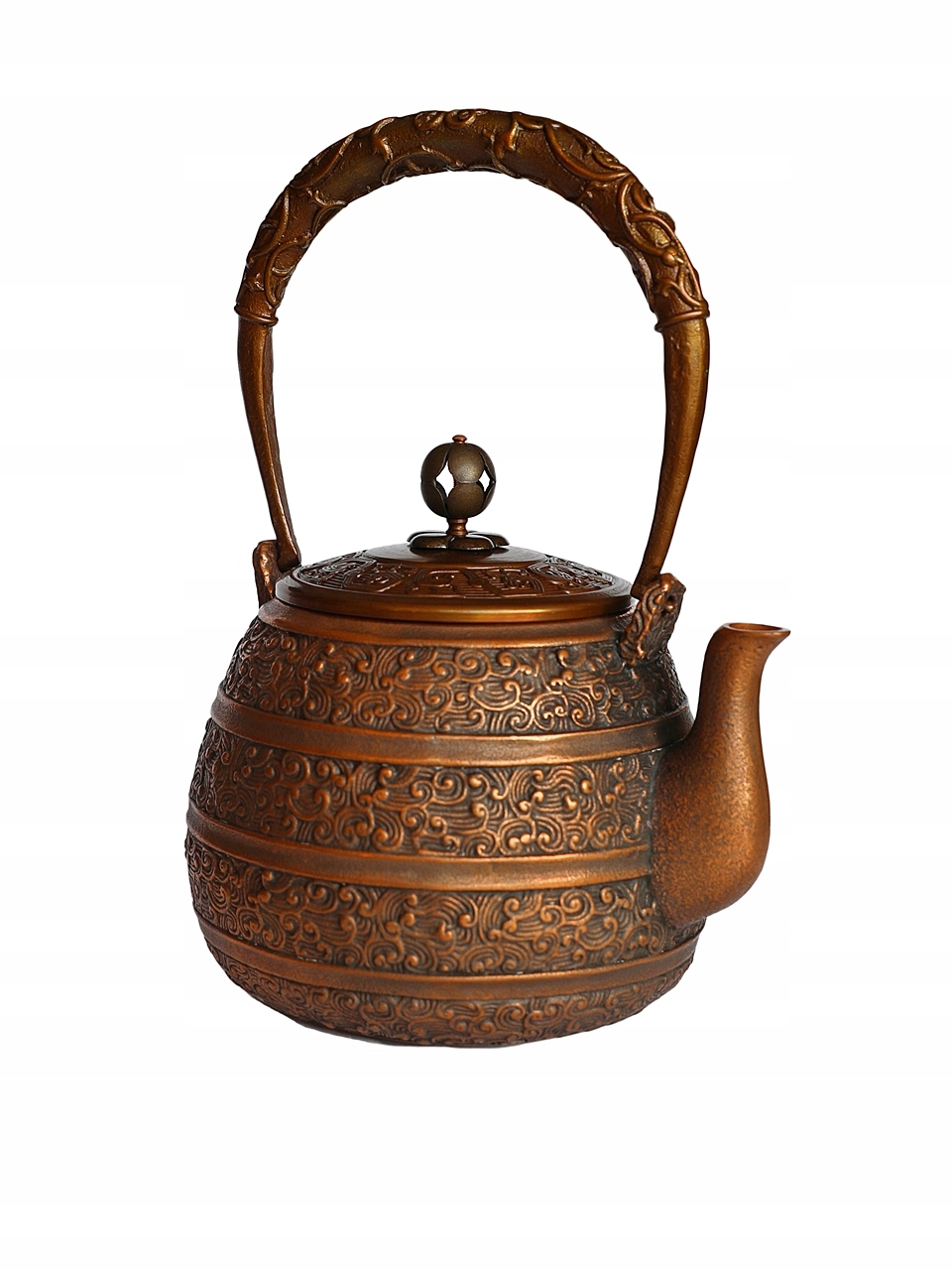 Čajník medený 1,2L čajová kanvica lúhovač MPLCo Vietor