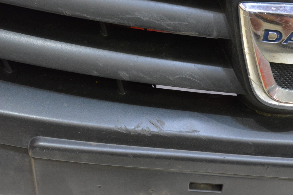 bumper front front black DACIA DOKKER 12-17