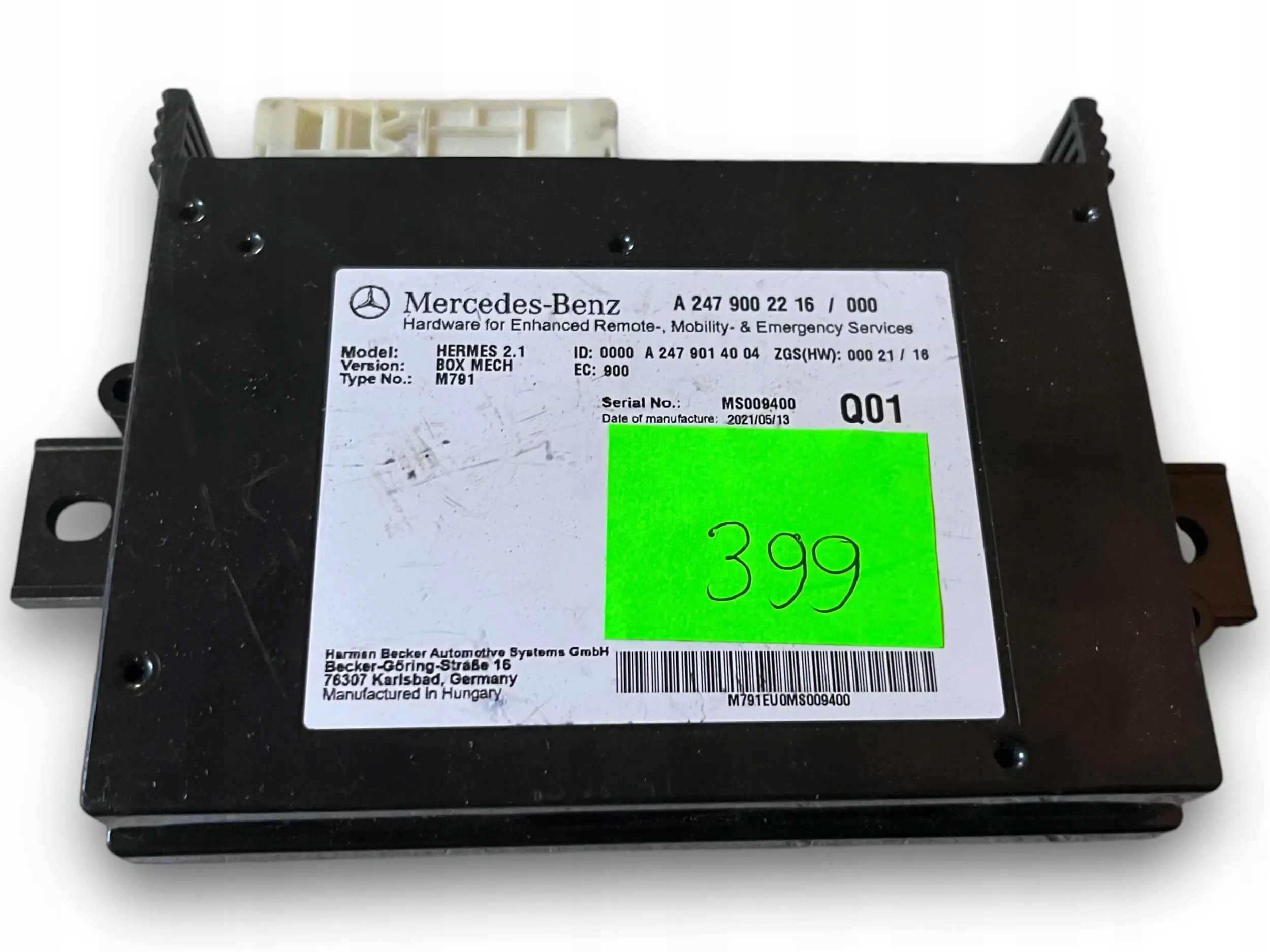 MERCEDES W247 control unit TELEMATIK A2479002216 @M