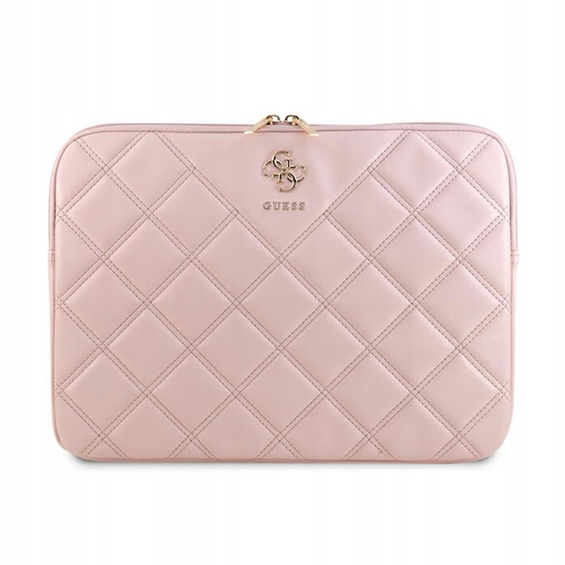 Guess Quilted 4G Sleeve – Pouzdro na notebook 13" 14" (růžové)