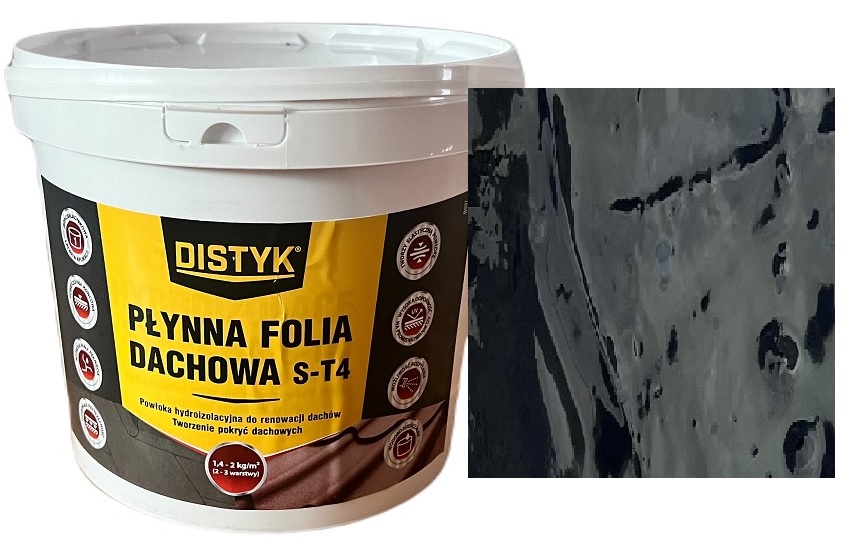 Papa W Płynie Farba Do Dachu Hydroizolacja Czarna 5kg