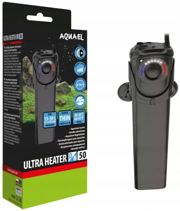 Levně Ultra Heater 50 W ohřívač akvária 15-50 L Aquael 1 kus