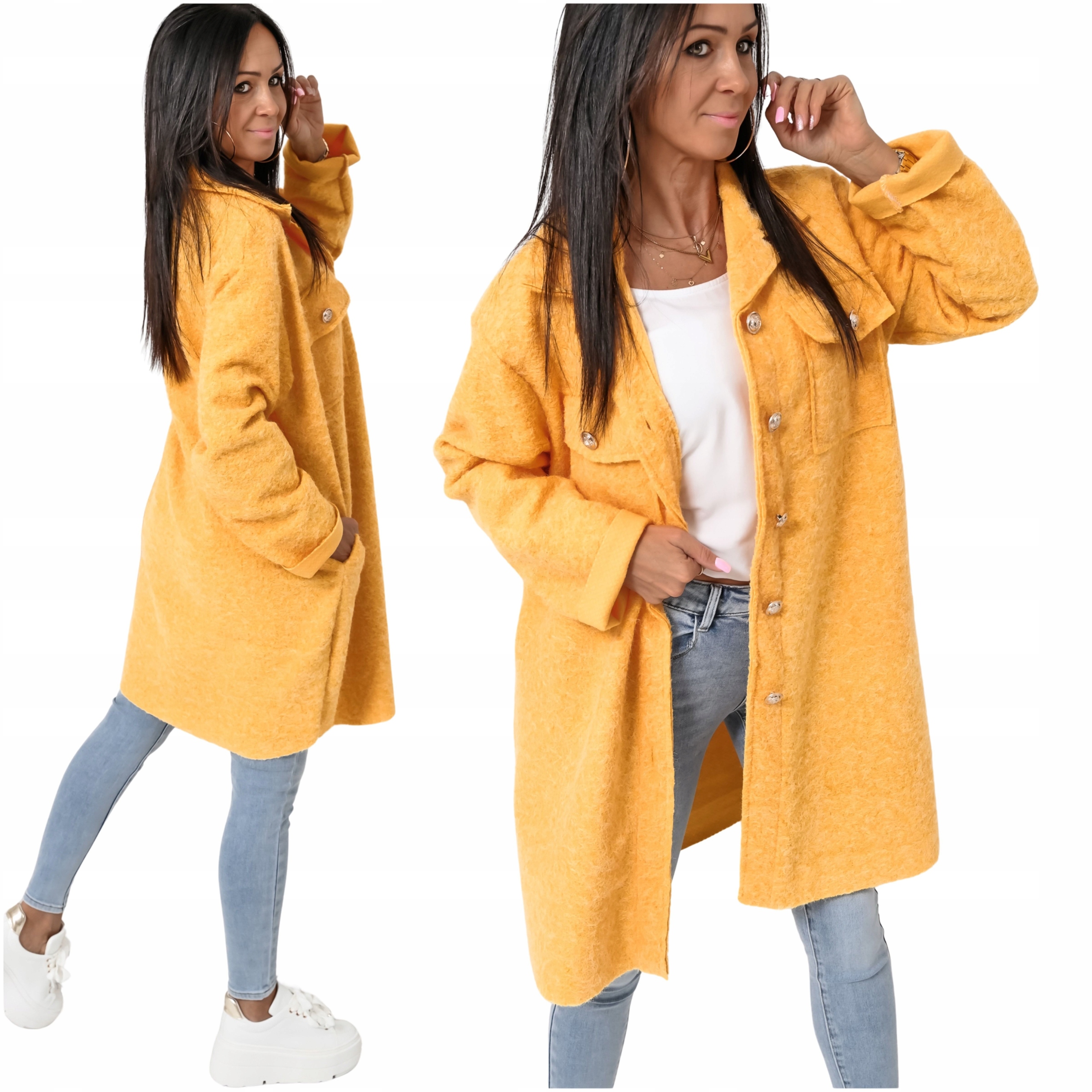 Stylowy Wiosenny Płaszczyk Oversize Rosallie! WZ.3