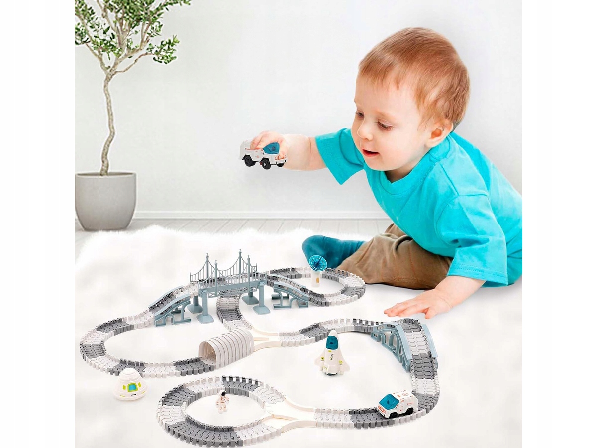 Автомобіль ГОНОЧНА ТРАСА КОСМІЧНА СТАНЦІЯ КОСМІЧНА РАКЕТА 332 шт. Код виробника 2052 Artl