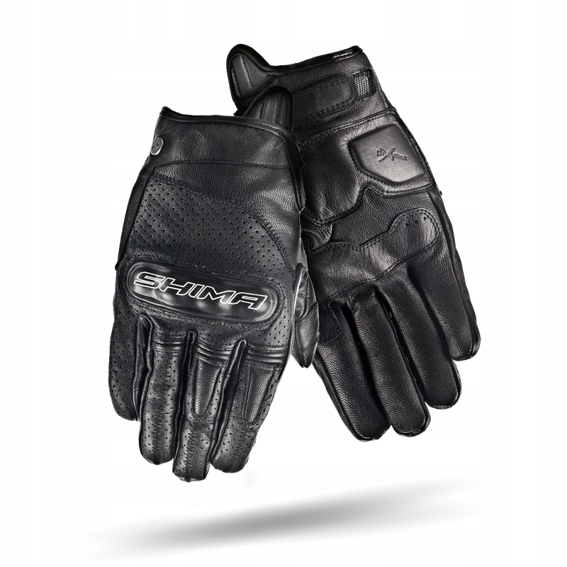 Motocyklové rukavice Shima Caliber Black čierne Zadarmo