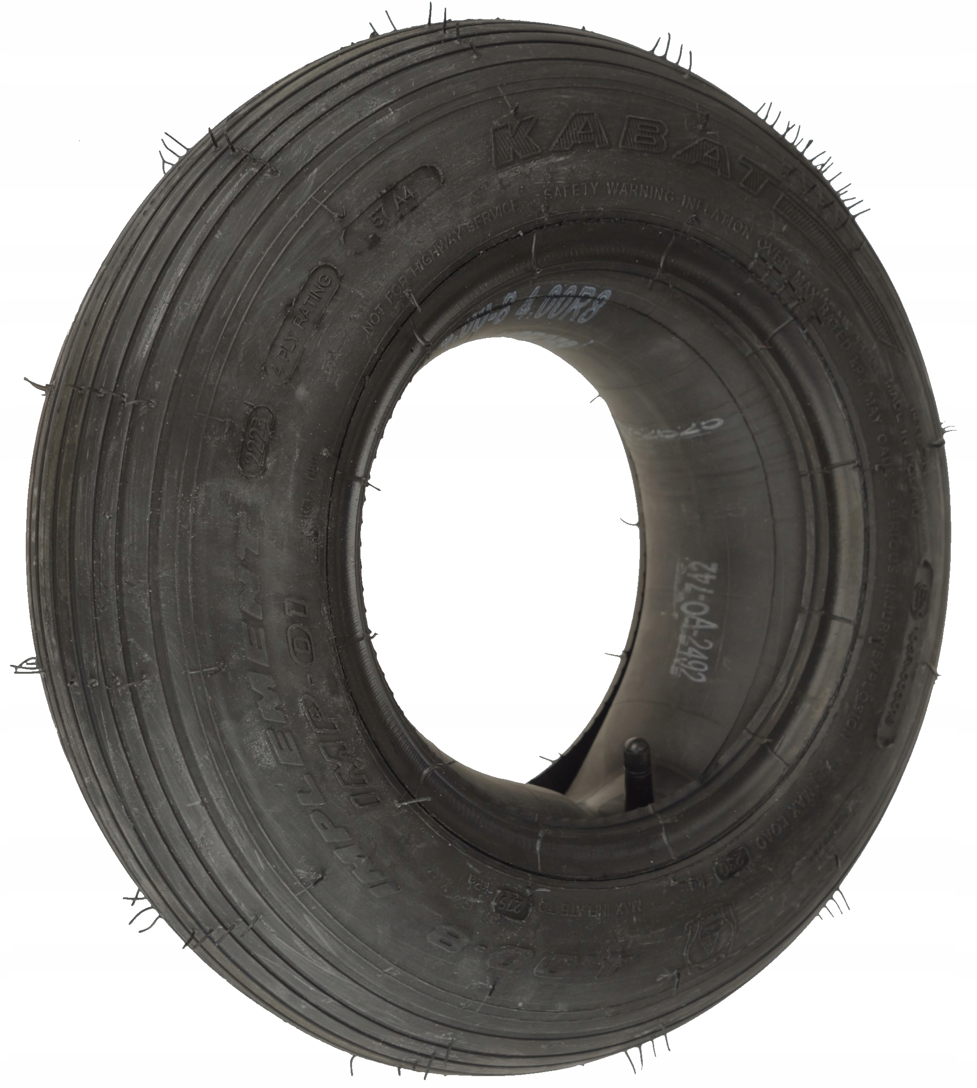 Opona Dętka Do Koła Kółka Wózka Taczki 4.80/4.00-8 4PR Kabat Polska