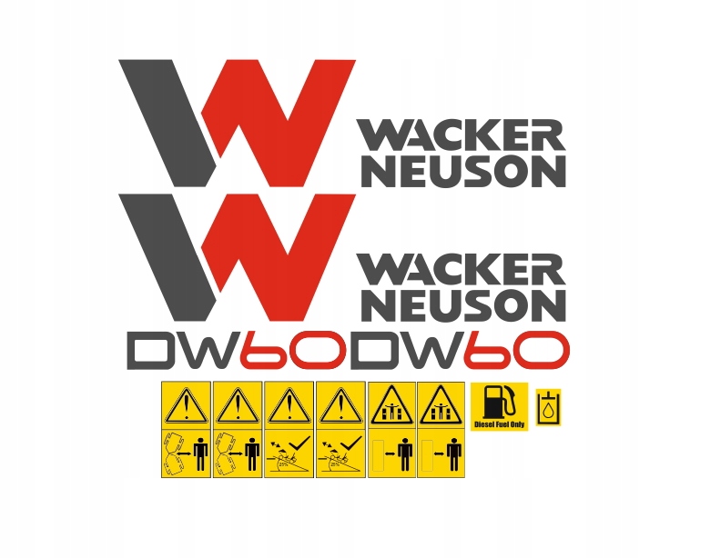 Samolepky samolepka Wacker Neuson DW60