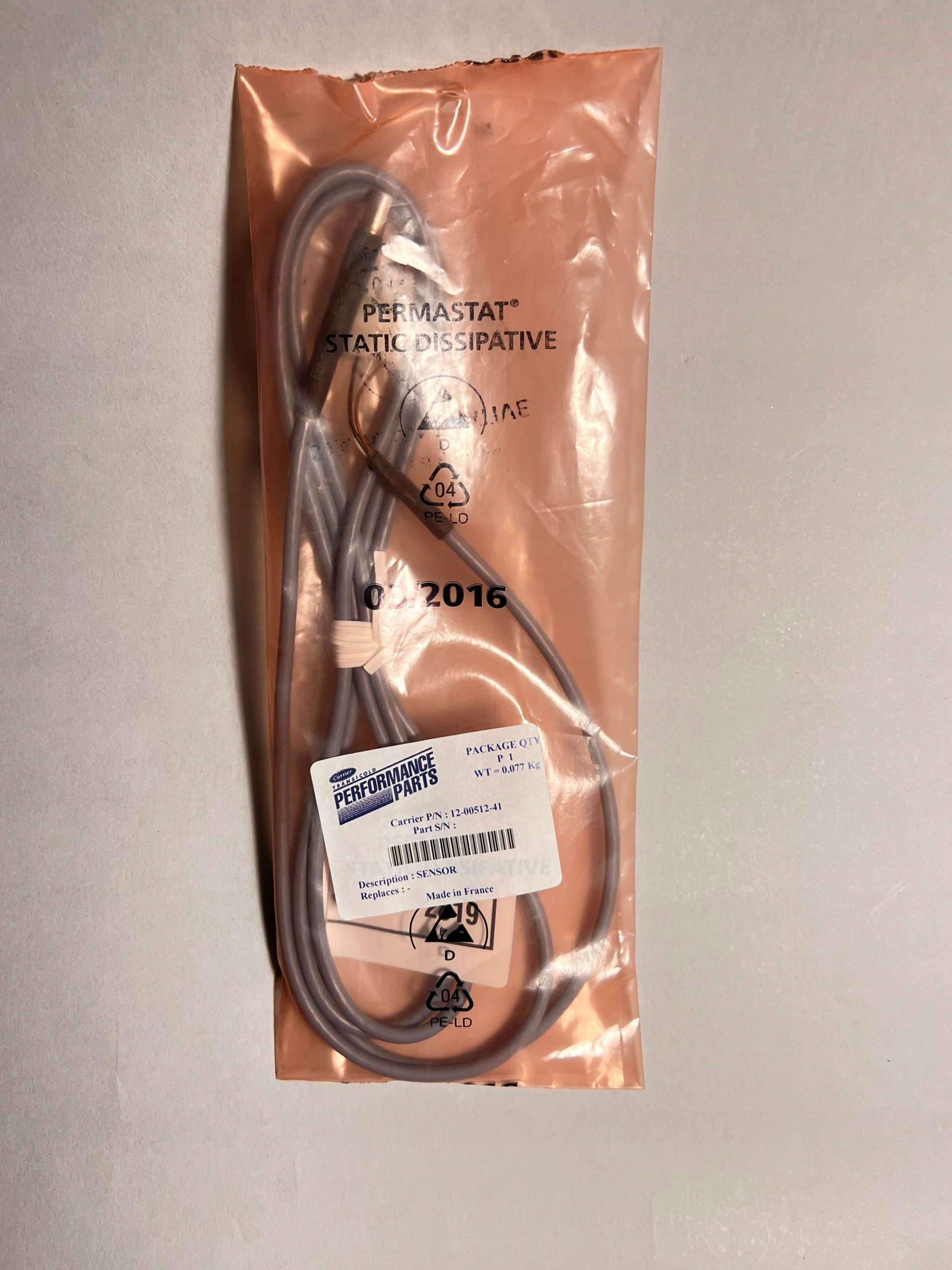 Czujnik / Sensor RAS Carrier 12-00512-41 / 120051241