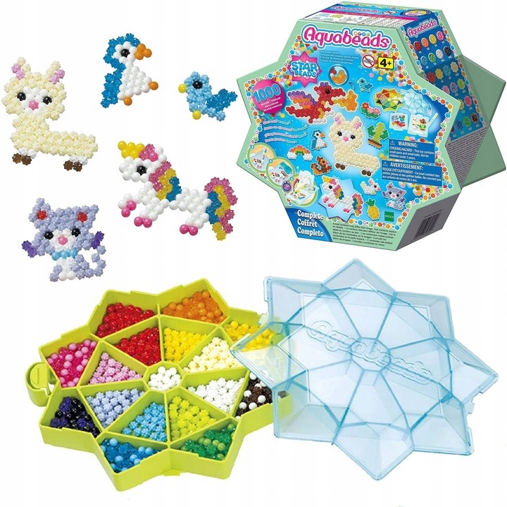 Zestaw Dekoracyjnych Koralików Do Bransoletek Aquabeads Koraliki Gwiazdki