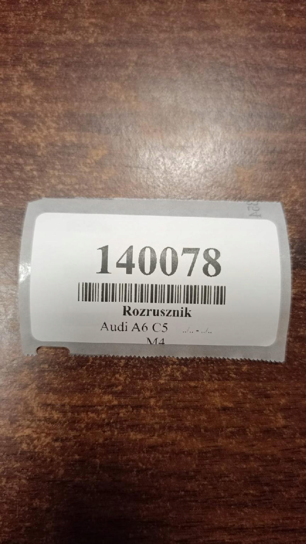 AUDI A6 C5 2.5 TDI starter