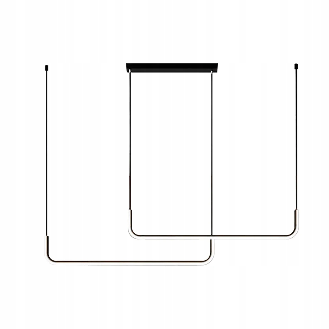 Milagro Led závesná lampa Horizon 22W čierna Minimalistická 105 cm