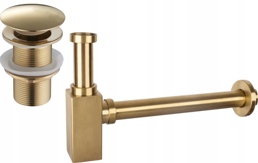 

Mexen Syfon Umywalkowy Złoty Korek Klik-klak